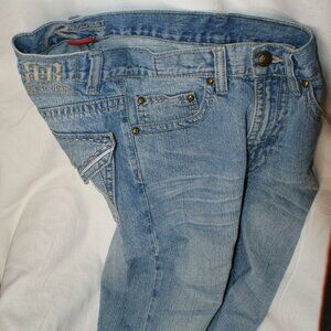 StoneWash BlueJean Short by Request Jeans Cut-Off Shorts Size 30 x 14" Inseam